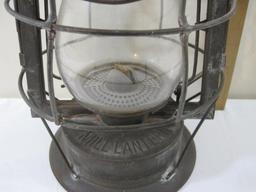 Dietz Mill Kerosene Lantern with Rayo No. 0 Hot Blast Clear Globe, see pictures for condition, 2 lbs