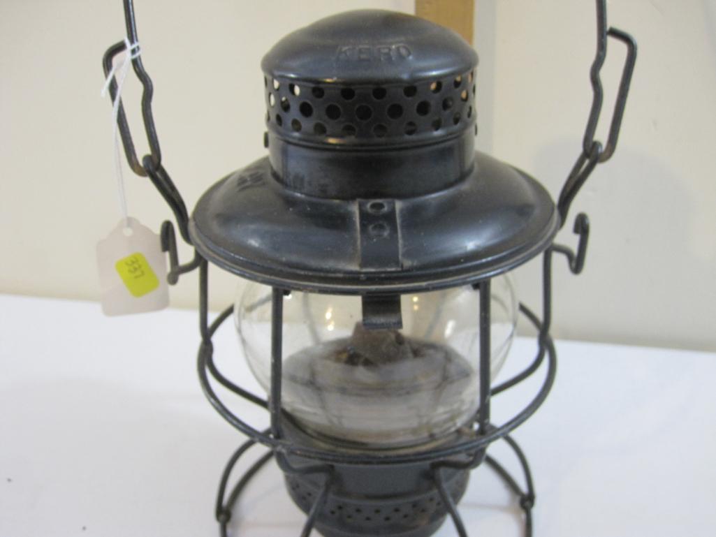 Vintage Chicago & Northwestern Railway (C&NWRY) Adlake Kerosene Lantern, 2 lbs 3 oz