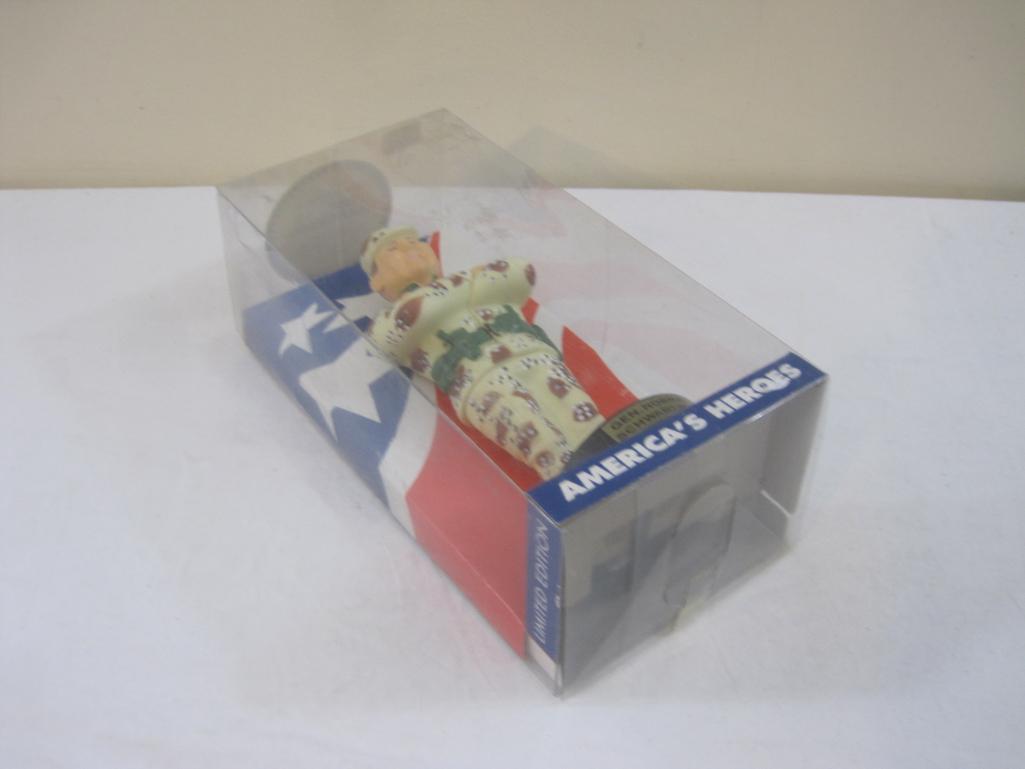 America's Heroes Gen. Norman Schwarzkoff Figure, Operation We Care, The Salvation Army, In Time