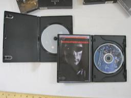 Lot of DVDs including Heroes Season 1, NCIS Season 7, Snitch and Terminator 3: Rise of the Machines,