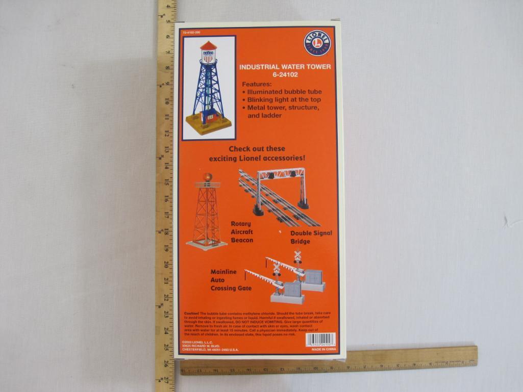 Lionel Industrial Water Tower 6-24102, new in box, 2 lbs