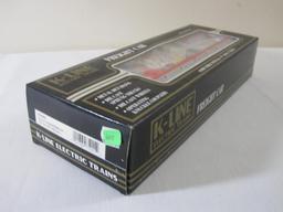 Circus Transport Railroad Flat Car with 3 Wagons, O Scale, K-69009, K-Line Electric Trains, new in