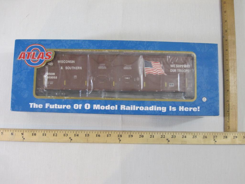 53' Evans Box Car W&S (Wisconsin & Southern) We Support Our Troops #503052 (3 Rail), Item #3001302A,