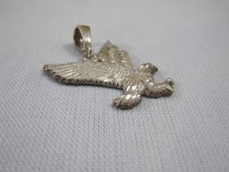 Sterling Silver Eagle Pendant, 7.4 g