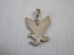 Sterling Silver Eagle Pendant, 7.4 g