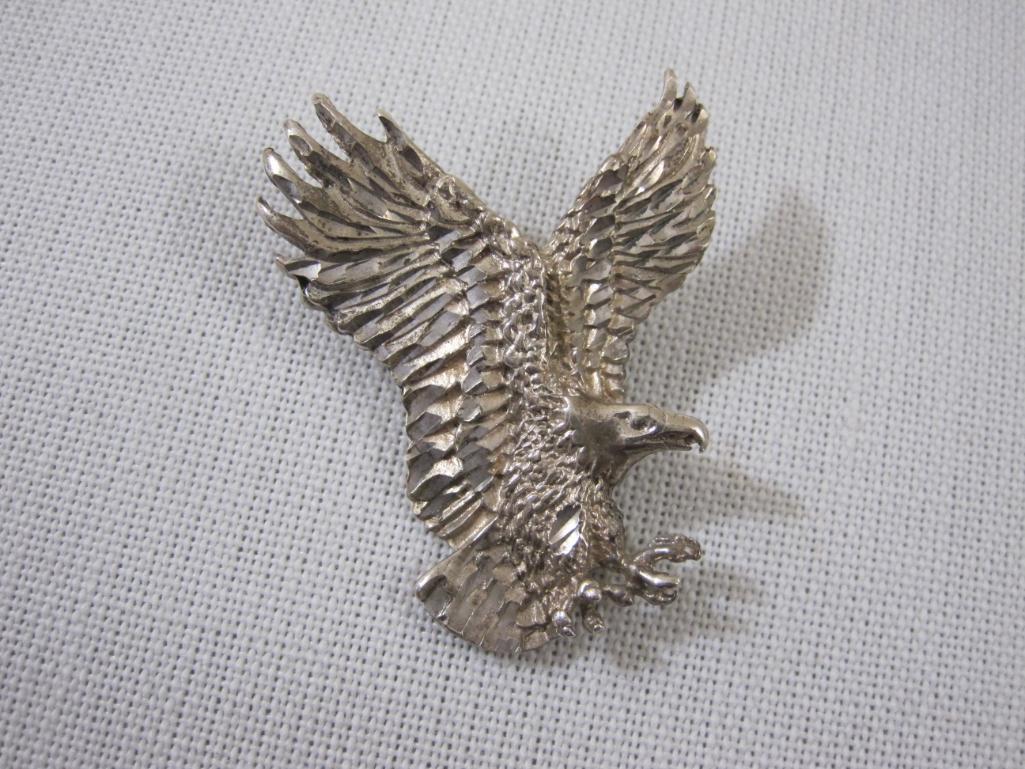 Sterling Silver Eagle Pendant, 12.3 g