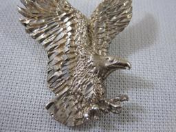 Sterling Silver Eagle Pendant, 12.3 g
