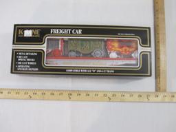 Circus Transport Railroad Classic Flat Car w/ Wagons, O Scale, K691-5301, K-Line Electric Trains,