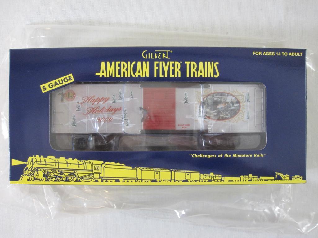 American Flyer Trains 2009 American Flyer Holiday Boxcar 6-48376, S Gauge, The AC Gilbert Co, new in