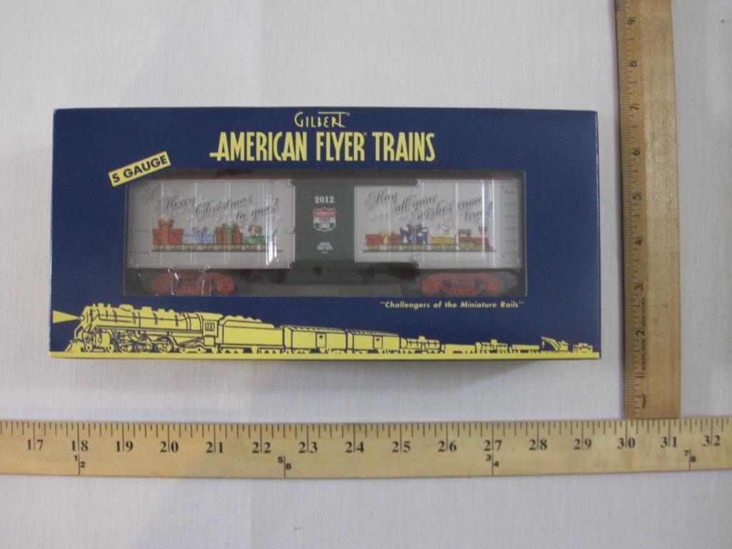 American Flyer Trains American Flyer 2012 Holiday Boxcar 6-48825, S Gauge, The AC Gilbert Co, new in