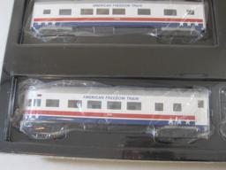 O Scale American Freedom Train Set including Proto 2.0 Locomotive 4449, Tender, Freight Car 201,