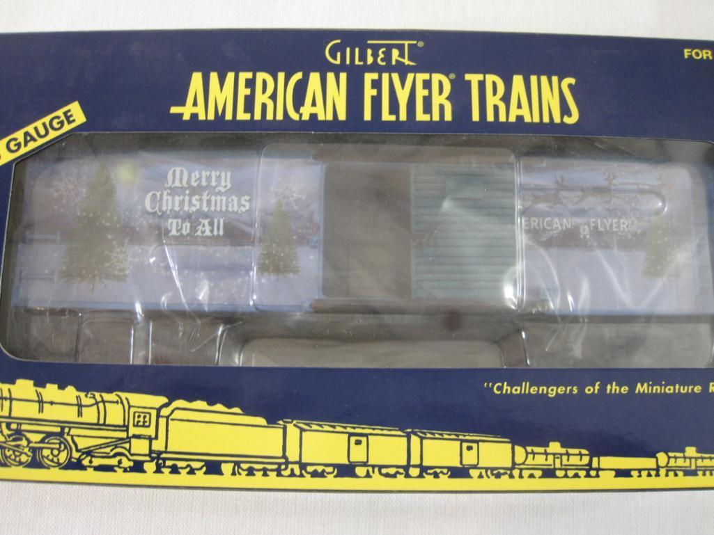 American Flyer Trains American Flyer 2007 Holiday Boxcar 6-48368, S Gauge, The AC Gilbert Co, new in