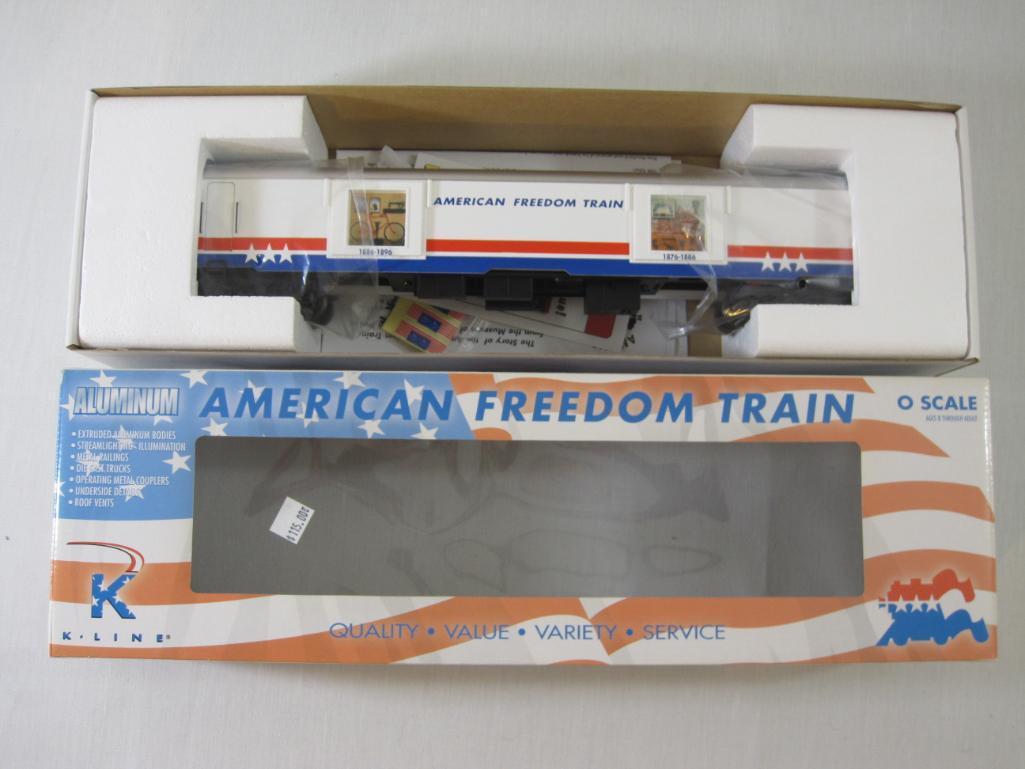 American Freedom Train O Scale Extruded Aluminum Display Car #106 "Human Resources" 1876-1885 &