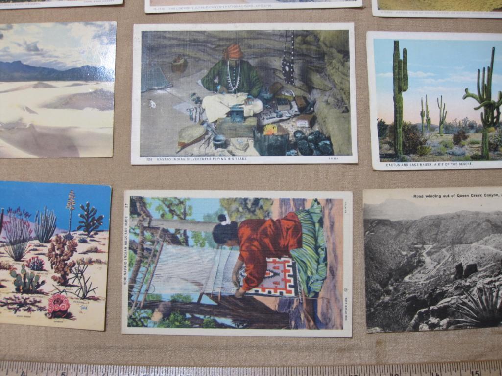 Postcards of Arizona, New Mexico and souvenir booklet of Grand Canyon National Park and Arizona