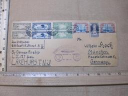 Air Mail First Day of Issue to commemorate the First Flight Air Mail via Graf Zeppelin US to
