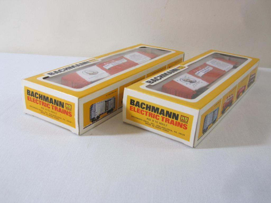 Seven Bachmann HO Scale Bicentennial Train Cars including 1281-1286 51' Bicentennial Box Cars and