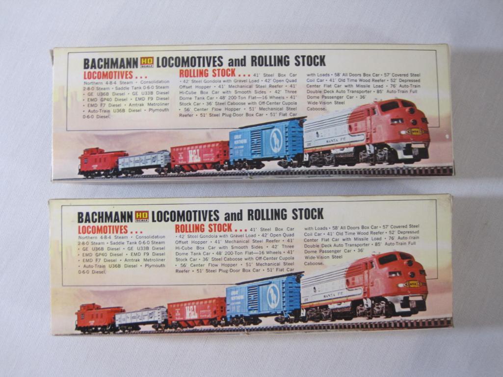 Seven Bachmann HO Scale Bicentennial Train Cars including 1281-1286 51' Bicentennial Box Cars and