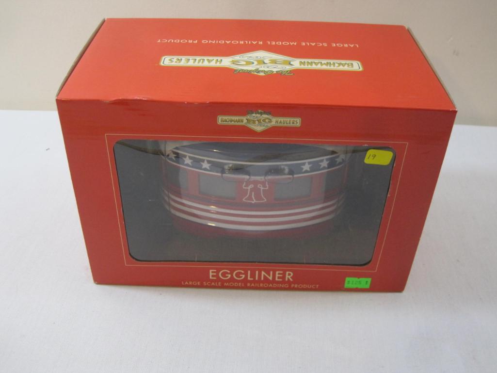 Bachmann Big Haulers LS Eggliner Independence Day No. 96278, Large Scale, new in box, 2 lbs 8 oz