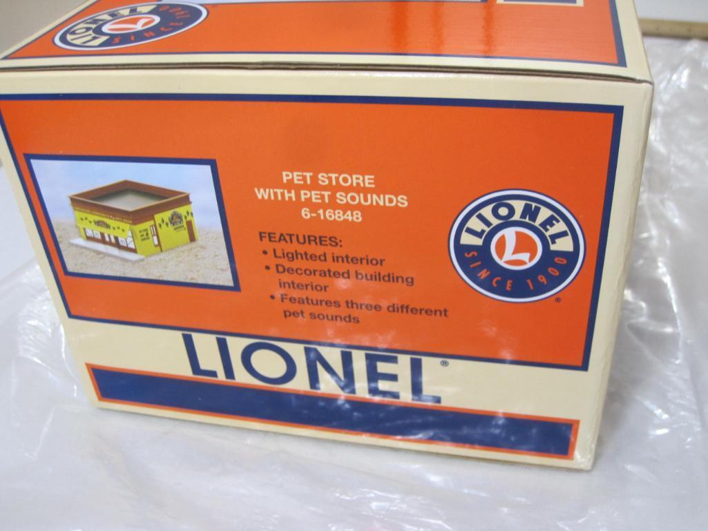 Lionel Pet Store with Pet Sounds 6-16848, O Gauge, new in box, 1 lb 7 oz