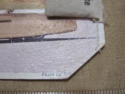Bonneville Salt Flats Postcard with bag of Salt Flat Sand, see pictures for condition