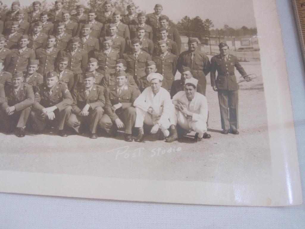 Vintage WWII Military Panoramic Photograph COD 19th Tng Bn IRTC Ft. McClellan Alabama March 1944