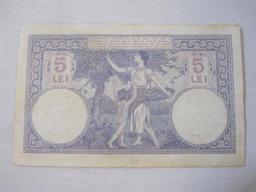 Lot of Vintage European Paper Currency including German 1944 1 Mark, Polish 2 Zeote, and more,