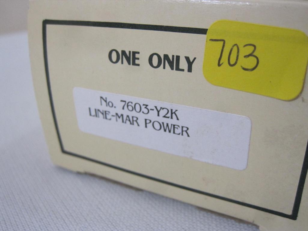 Marx Trains No. 7603-Y2K Line-Mar Power O Scale Box Car, pressed metal, new in box, 7 oz