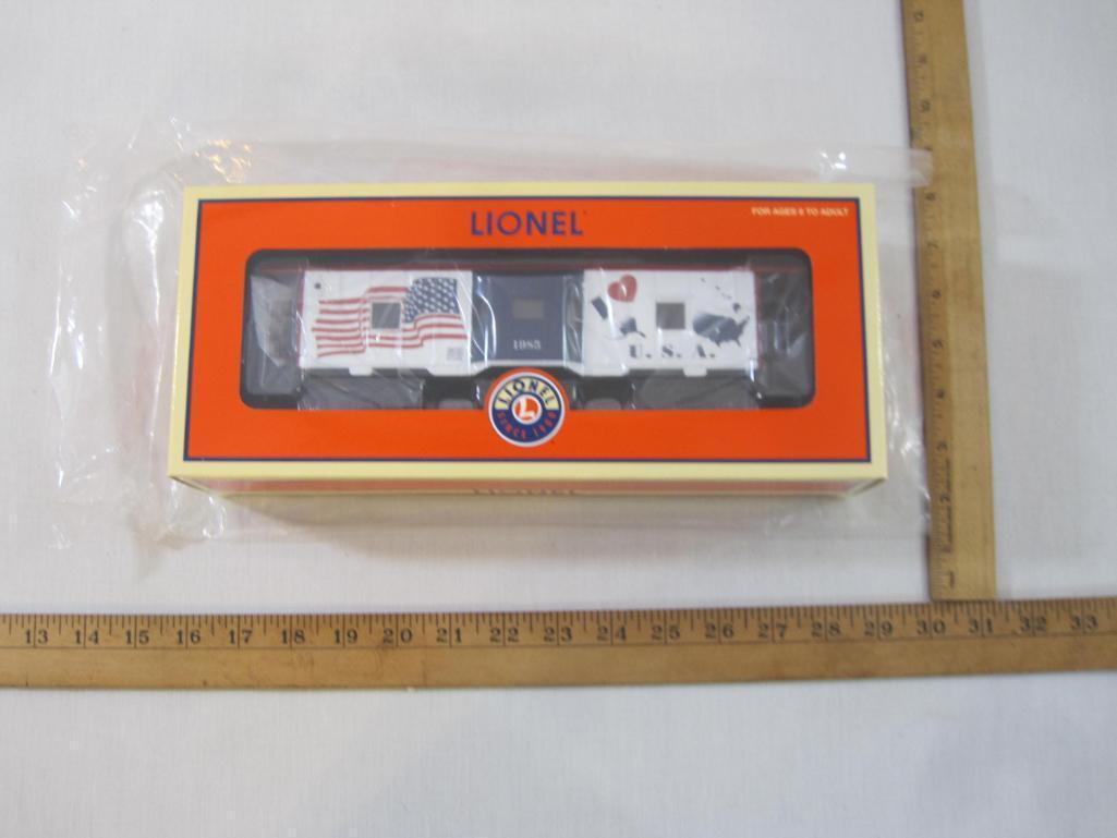 Lionel I Love USA Bay Window Caboose 6-29727, O Scale, new in box, 1 lb 7 oz