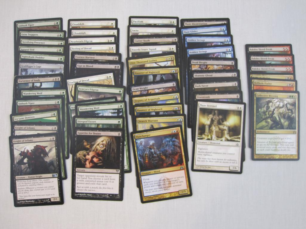 Lot of Magic the Gathering Cards, mostly commons and uncommons, including Avacyn's Pilgrim, Ambush