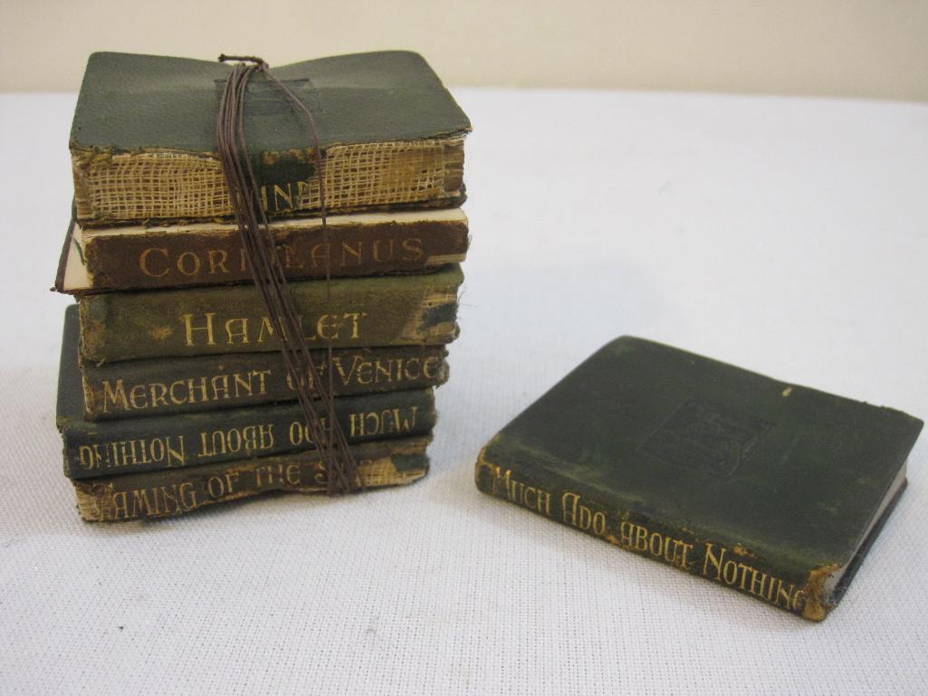 Set of Antique Miniature William Shakespeare Books, c. 1904, 7 oz