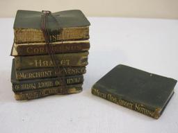 Set of Antique Miniature William Shakespeare Books, c. 1904, 7 oz