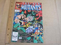 Five Marvel Comic Books The New Mutants Comic Books Vol.1 No. 74-78 1989 8oz