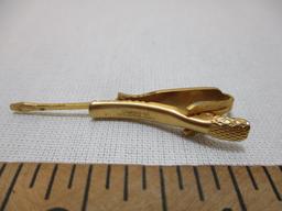 Gold Tone Snap-On Screwdriver Tie Clip, Leavens Co, 1 oz