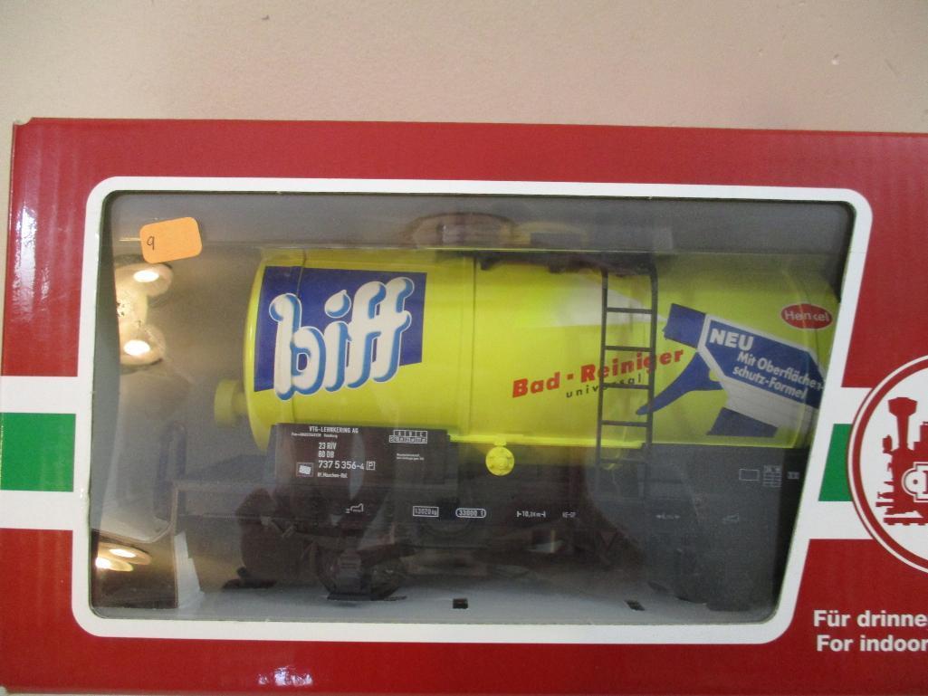 LGB 45404 Biff Tank Car, G Scale, new in box, 1 lb 14 oz