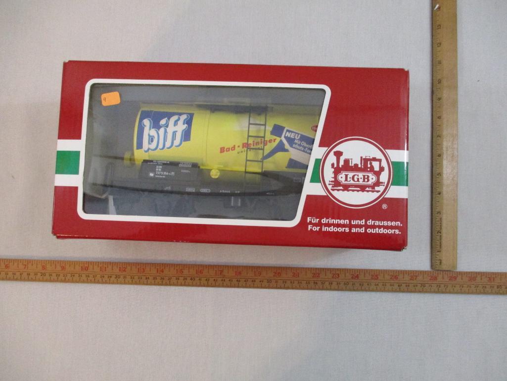 LGB 45404 Biff Tank Car, G Scale, new in box, 1 lb 14 oz