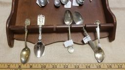 Wooden Spoon Display, complete with spoons