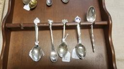 Wooden Spoon Display, complete with spoons