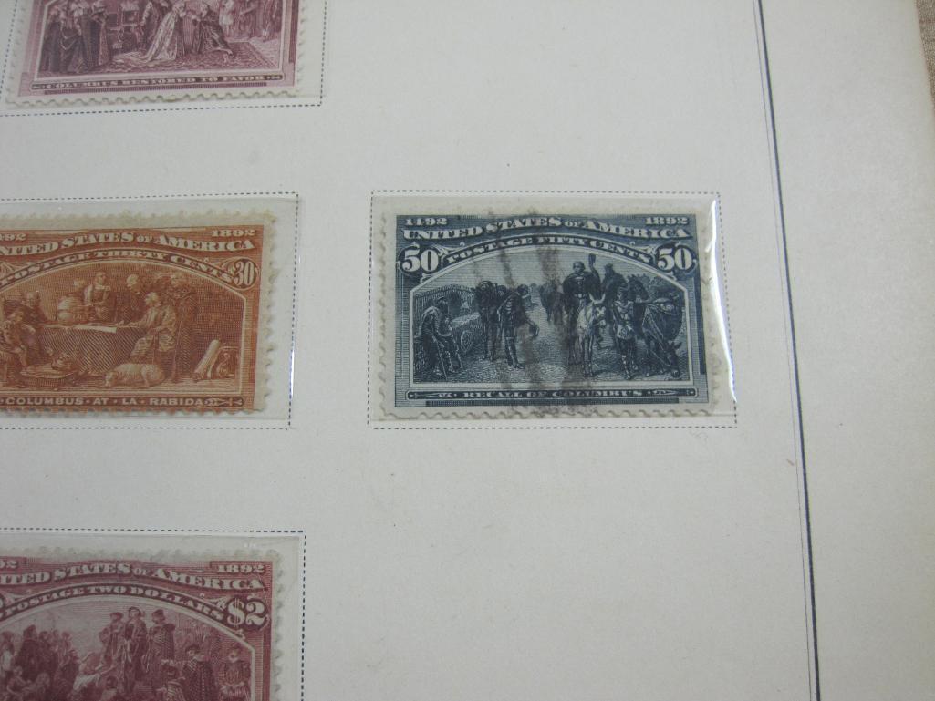 RARE Complete Set of US 1893 Columbian Exposition US Postage Stamps, Scott #s 230-245