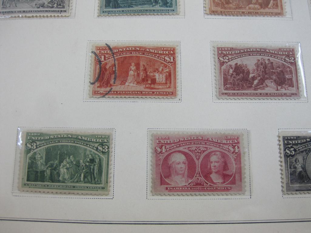 RARE Complete Set of US 1893 Columbian Exposition US Postage Stamps, Scott #s 230-245