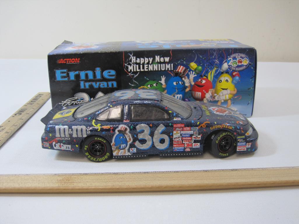 Ernie Irvan #36 M&M Millennium 1999 Pontiac Limited Edition 1:24 Scale Stock Car, NASCAR Adult