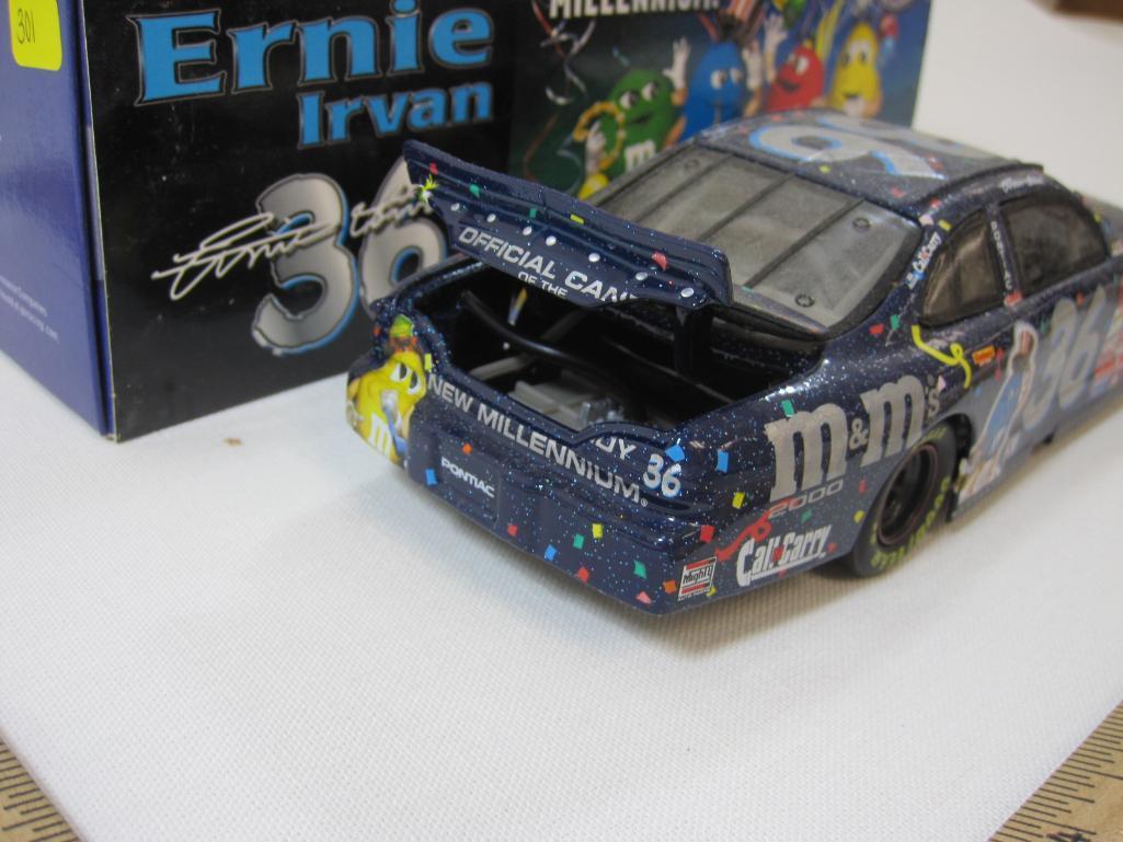 Ernie Irvan #36 M&M Millennium 1999 Pontiac Limited Edition 1:24 Scale Stock Car, NASCAR Adult