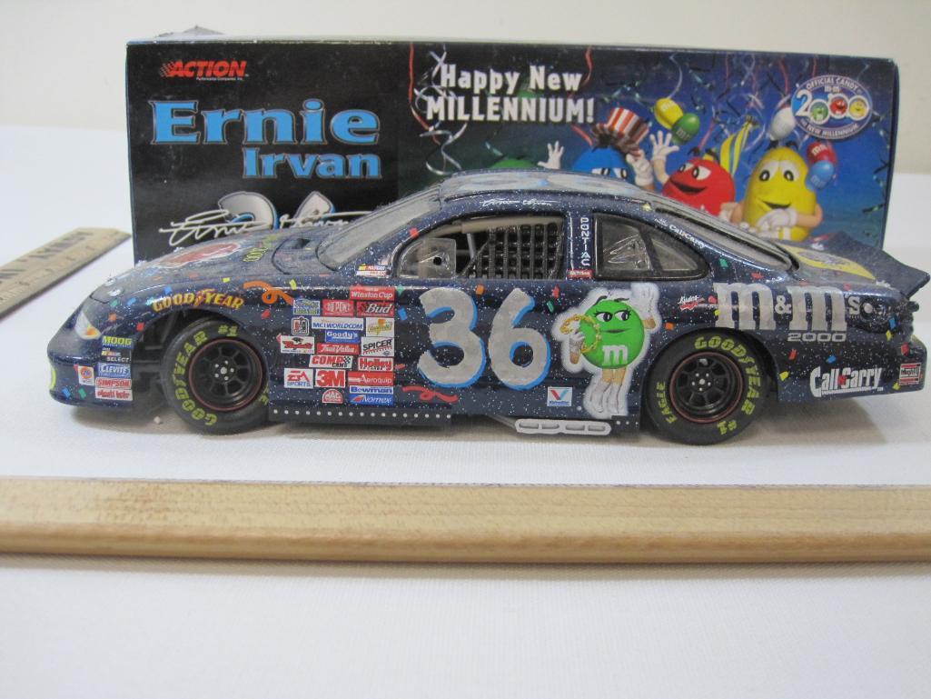 Ernie Irvan #36 M&M Millennium 1999 Pontiac Limited Edition 1:24 Scale Stock Car, NASCAR Adult