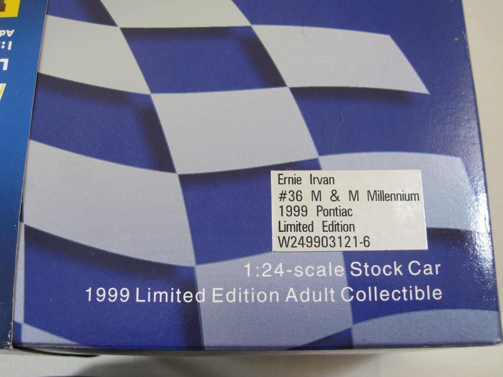 Ernie Irvan #36 M&M Millennium 1999 Pontiac Limited Edition 1:24 Scale Stock Car, NASCAR Adult