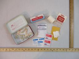 Vintage Rexall First-Aid Kit, see pictures for contents, 8 oz