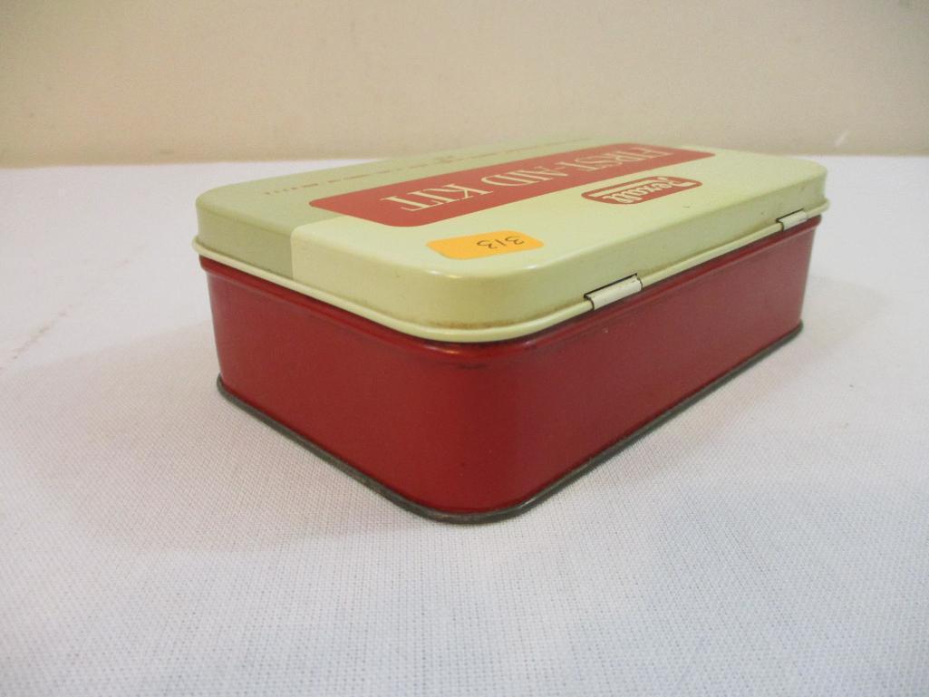 Vintage Rexall First-Aid Kit, see pictures for contents, 8 oz