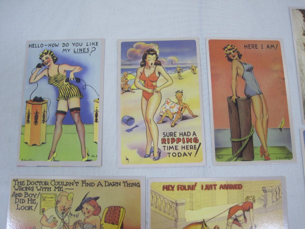 Eight 1999 Adult Post Cards