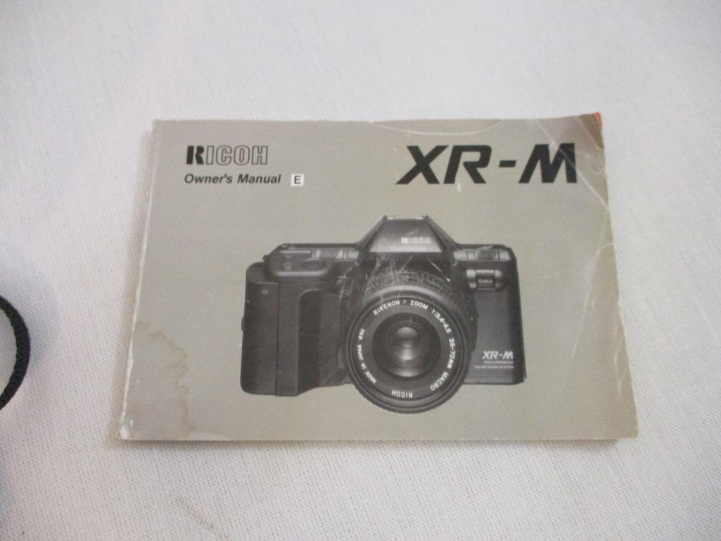 Ricoh XR-M 35mm Multi-Program Tri-Metering System Camera with Owner's Manual, 2 lbs 9 oz