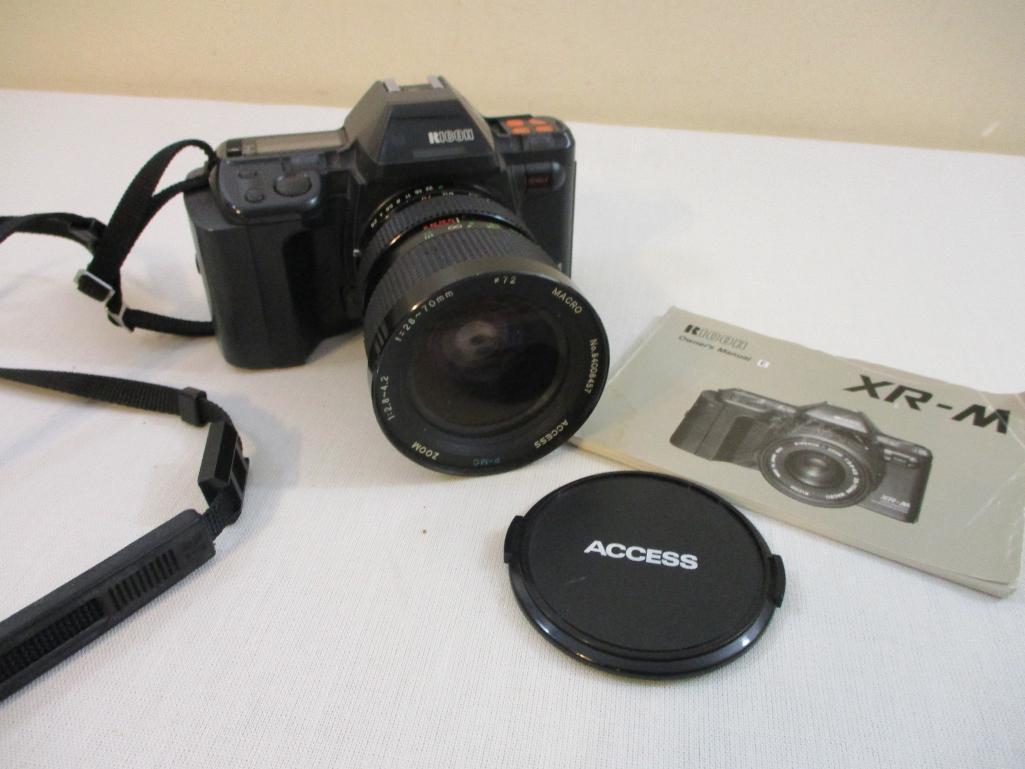 Ricoh XR-M 35mm Multi-Program Tri-Metering System Camera with Owner's Manual, 2 lbs 9 oz