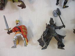 Assorted PAPO Medieval Figures, 1999-2000, 1 lb 6 oz