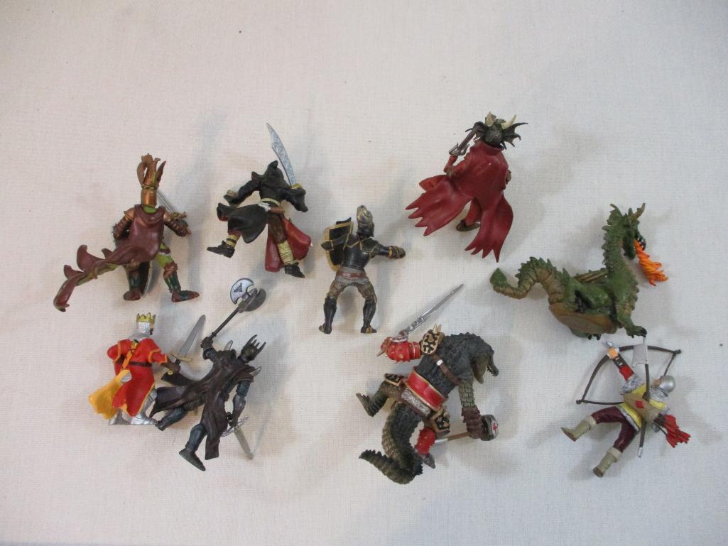 Assorted PAPO Medieval Figures, 1999-2000, 1 lb 6 oz